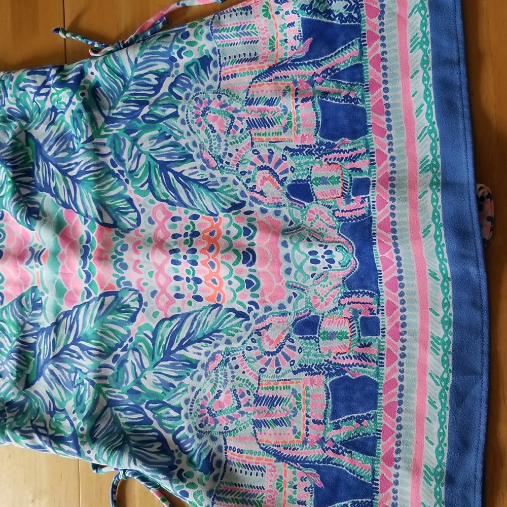 Lilly Pulitzer Donna Romper Feel The Beat Engineered, Size 2 $178 - Picture 9 of 16